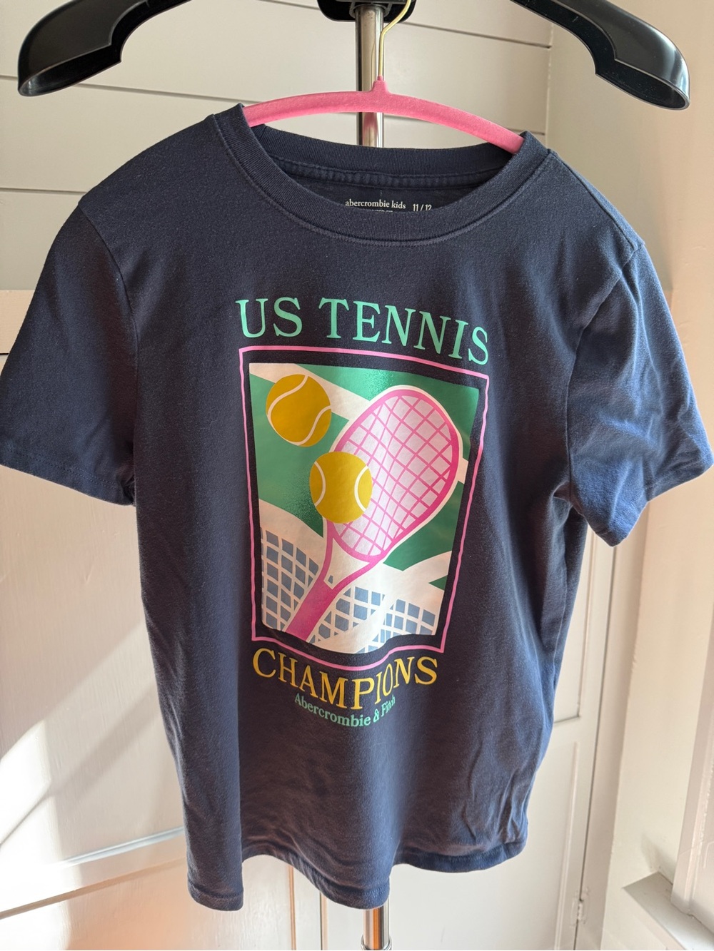 Abercrombie Kids Oversized US Tennis Champions Graphic Tee